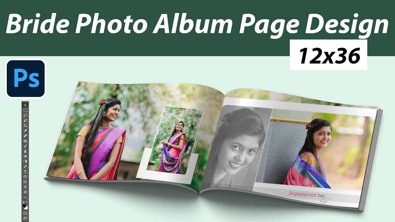Professional Bride Album Page Design Tutorial In Photoshop