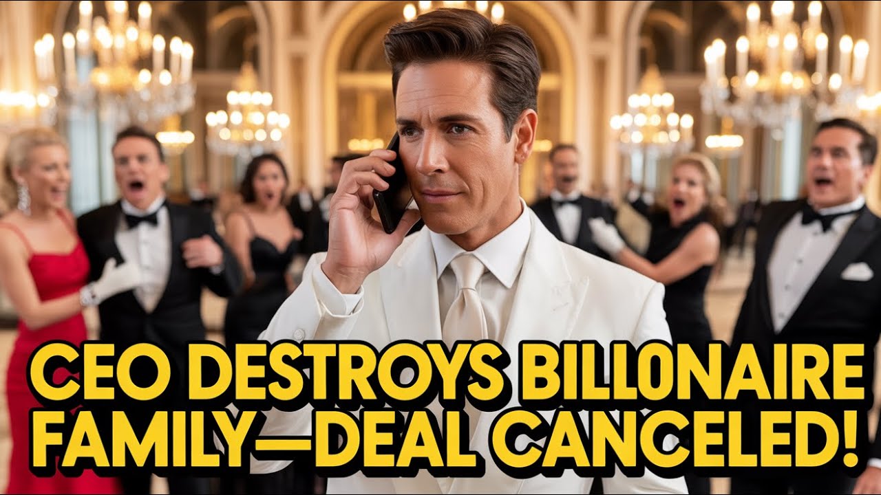 Amazing CEO Shocks the World: Billionaire Family’s Humiliation EXPOSED, $500M Deal CANCELED!