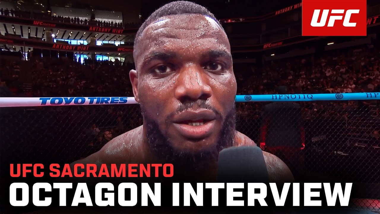 Интервью Энтони Уинта в октагоне | UFC Сакраменто