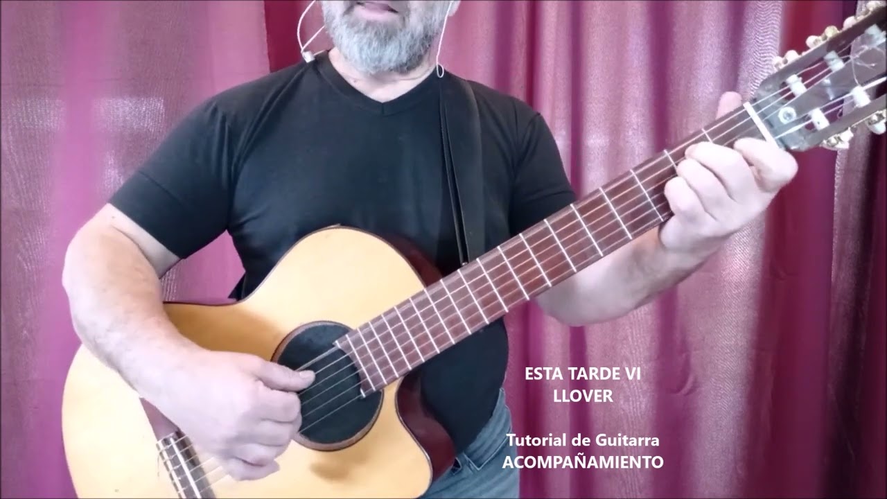 ESTA TARDE VI LLOVER / Tutorial de Guitarra Acompañamiento por Oscar Gratti / oscargratti@gmail.com