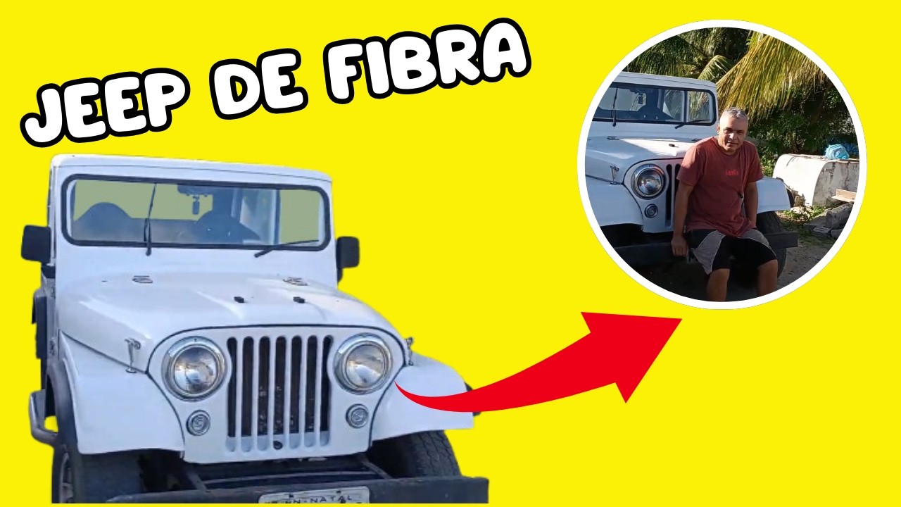 Tour Completo no Jeep Willys de Fibra com Motor de Opala 😱 Projeto Insano!