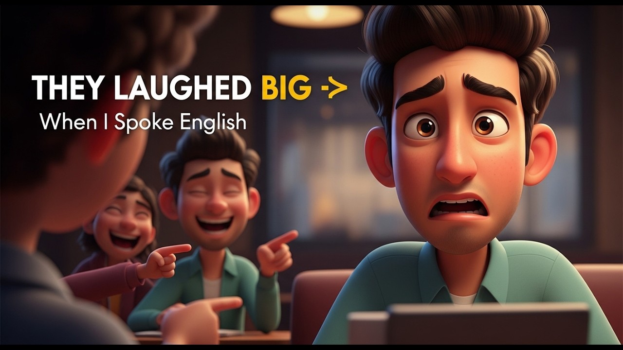 They Laughed When I Spoke English 😢 | Easy English Listening Practice (A2–B1)