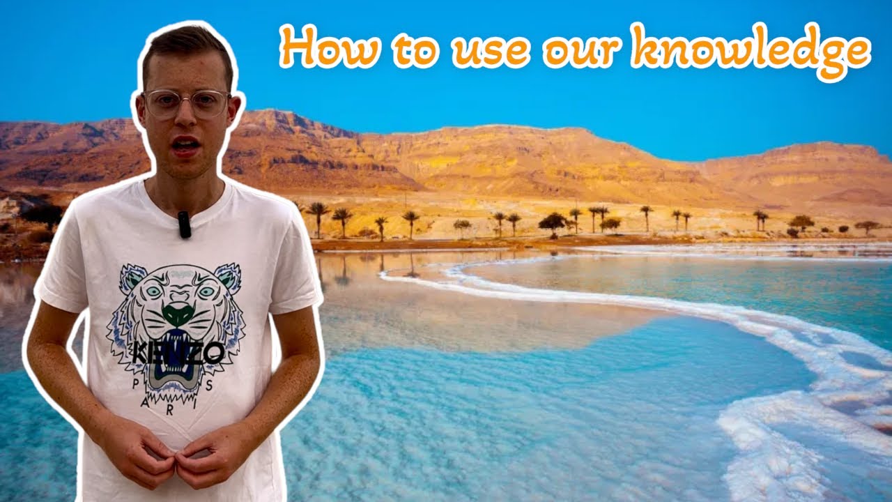 Weekly Dvar Torah Parashas Berashis/דבר תורה פרשת בראשית - How to use our knowledge - Dead Sea