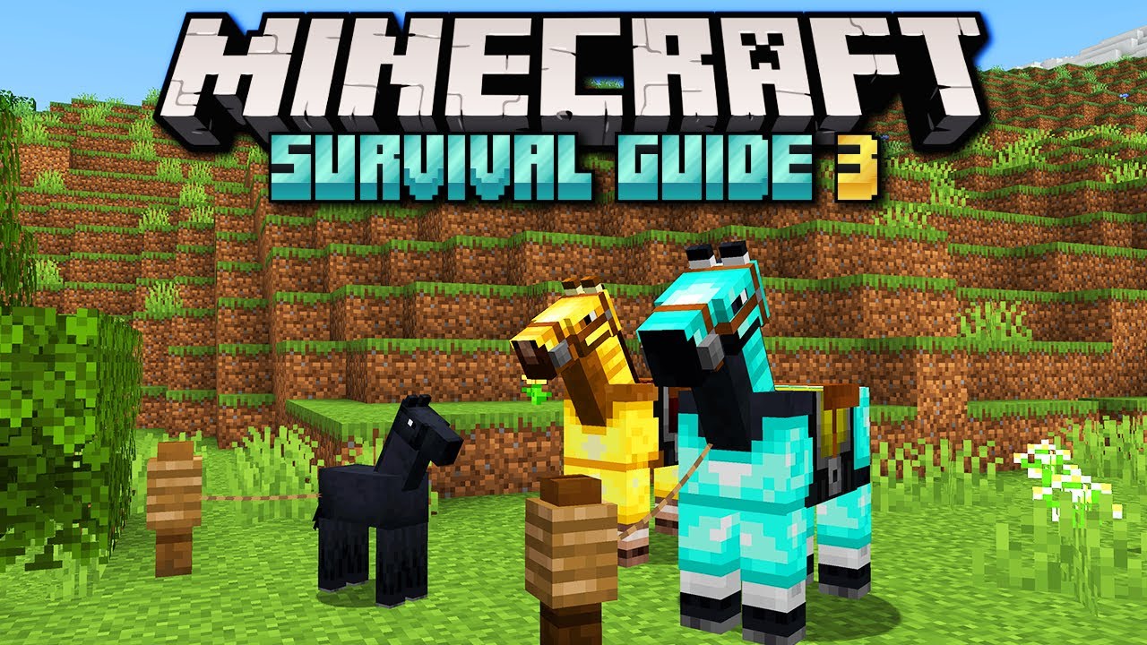 Лошади, ослы, мулы и верблюды! ▫ Руководство по выживанию в Minecraft, сезон 3 ▫ Обучающее видео ...