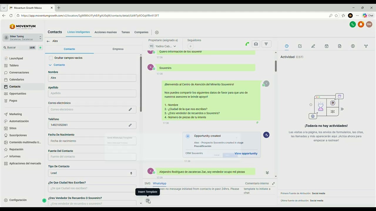 TUTORIAL PLATAFORMA MOVENTUM GROWTH (WEB)