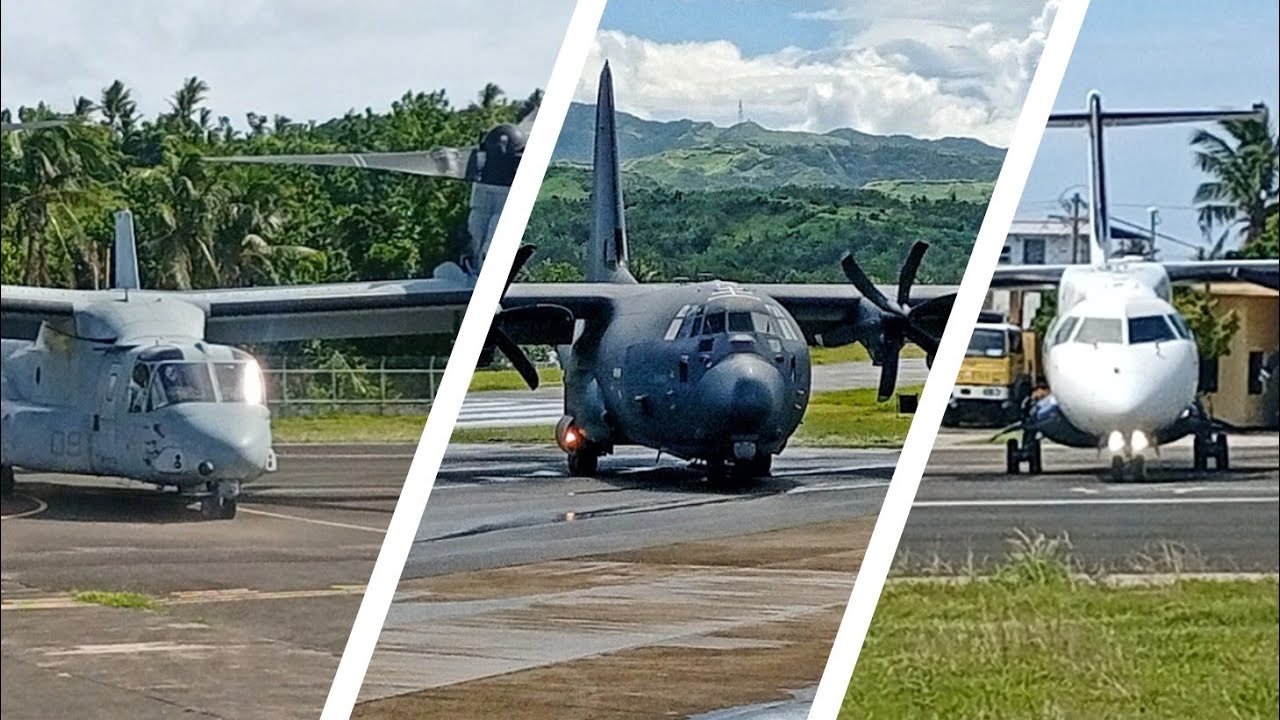 US Military Aircraft Spotting at Basco Airport, Philippines 🇵🇭