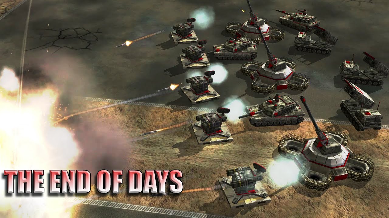 USA Heavy Armored vs China (THE END OF DAYS Mod) C&C Generals Zero Hour