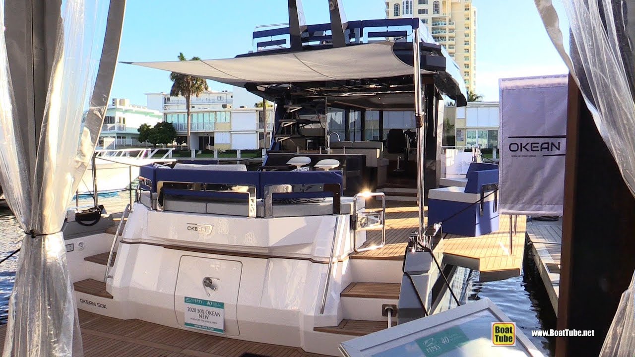 2020 Okean Yacht 50X - Walkaround Tour - 2019 Fort Lauderdale Boat Show