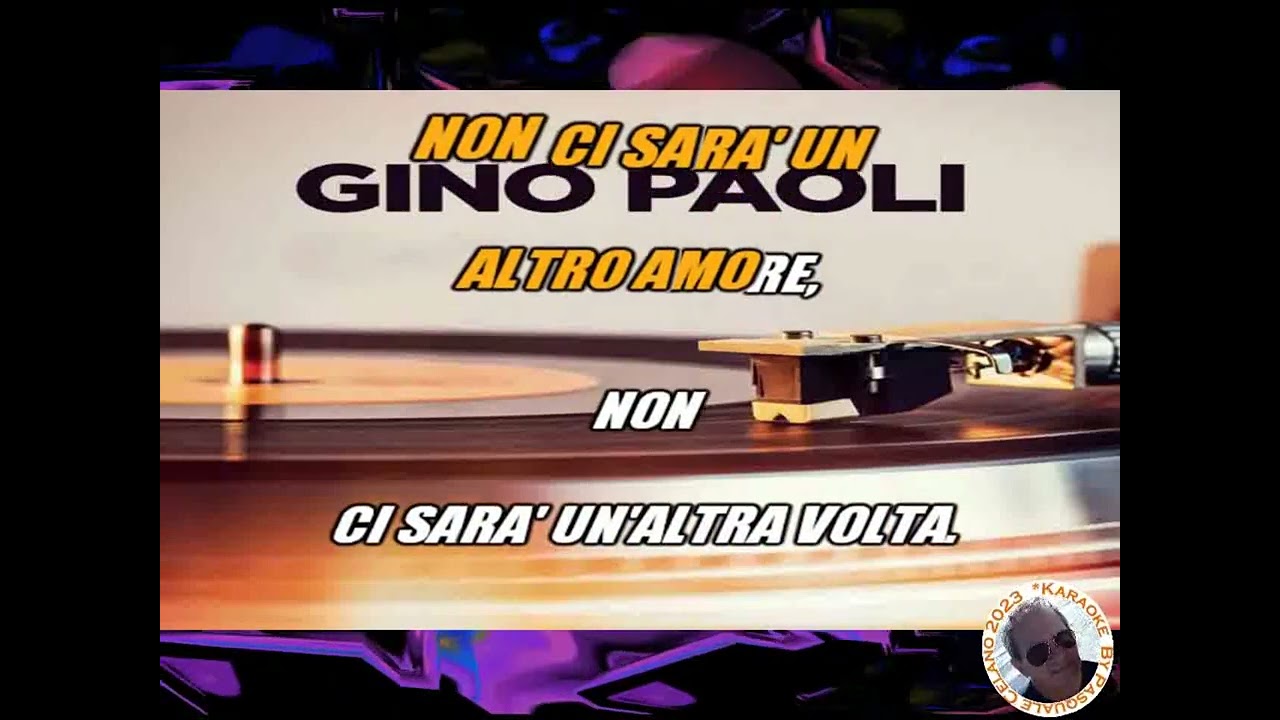 Gino Paoli   Un altro amore KARAOKE FAIR USE