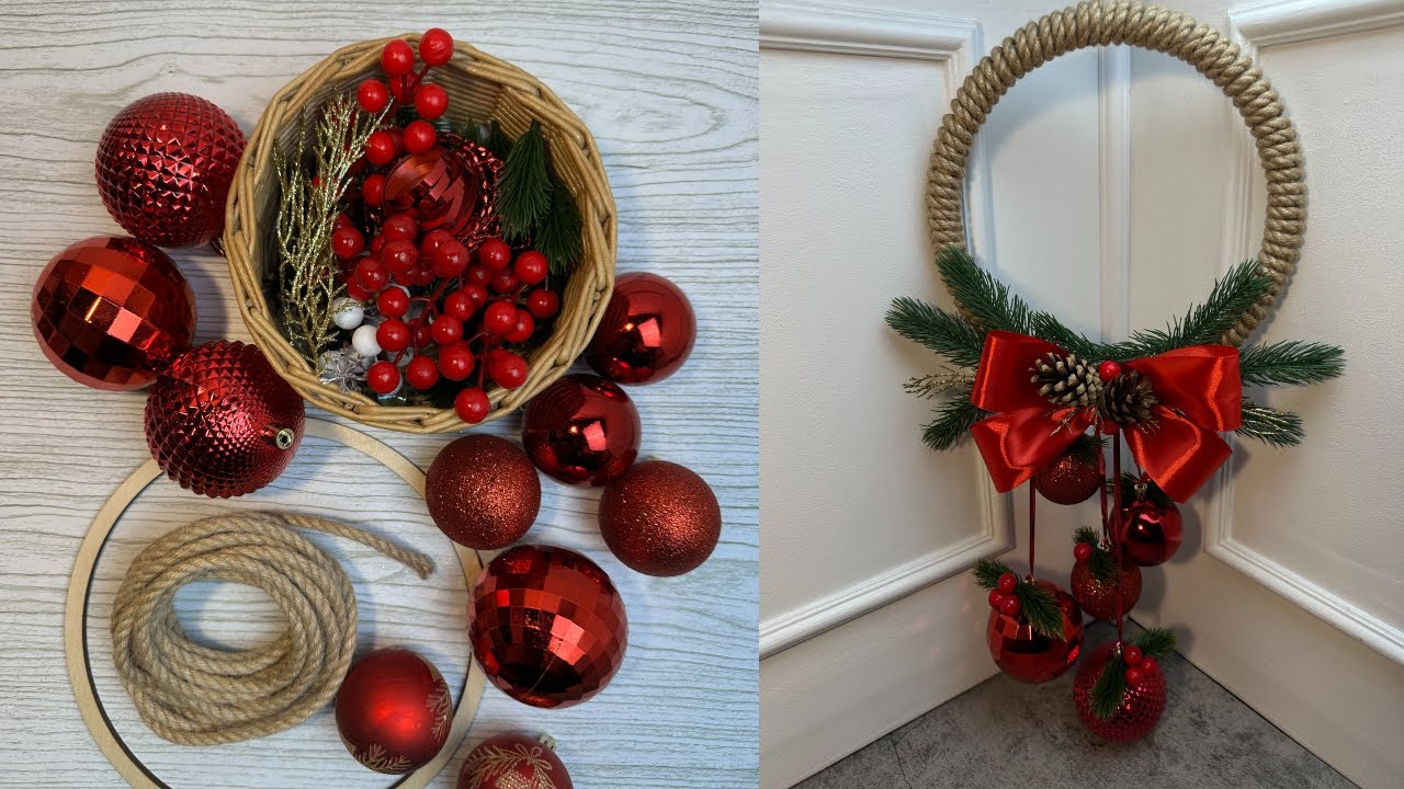 Turn Simple Rope into a Stunning Christmas Wreath | Easy DIY