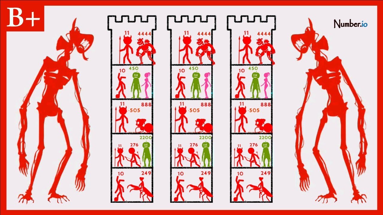 Number.io Gameplay ‼️ Tower Hero Level 21-30