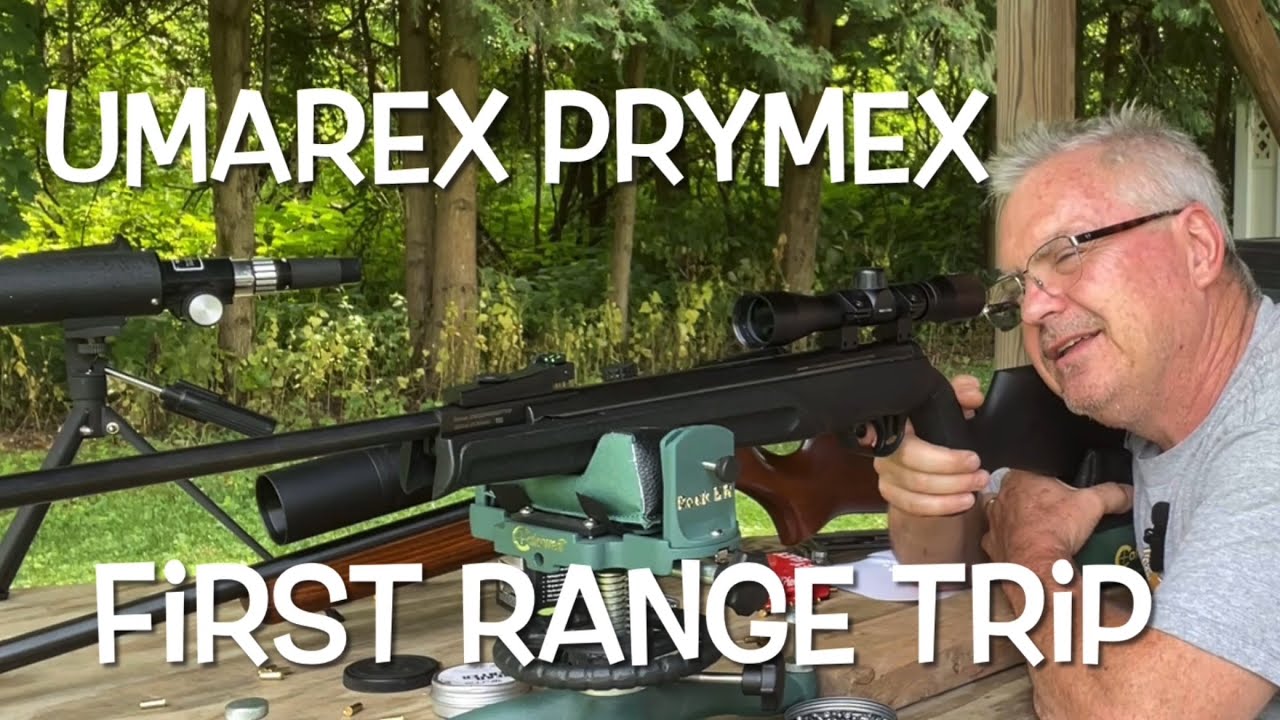 Первая поездка на дистанцию ​​Umarex Prymex 22 калибра. Несколько хороших групп.