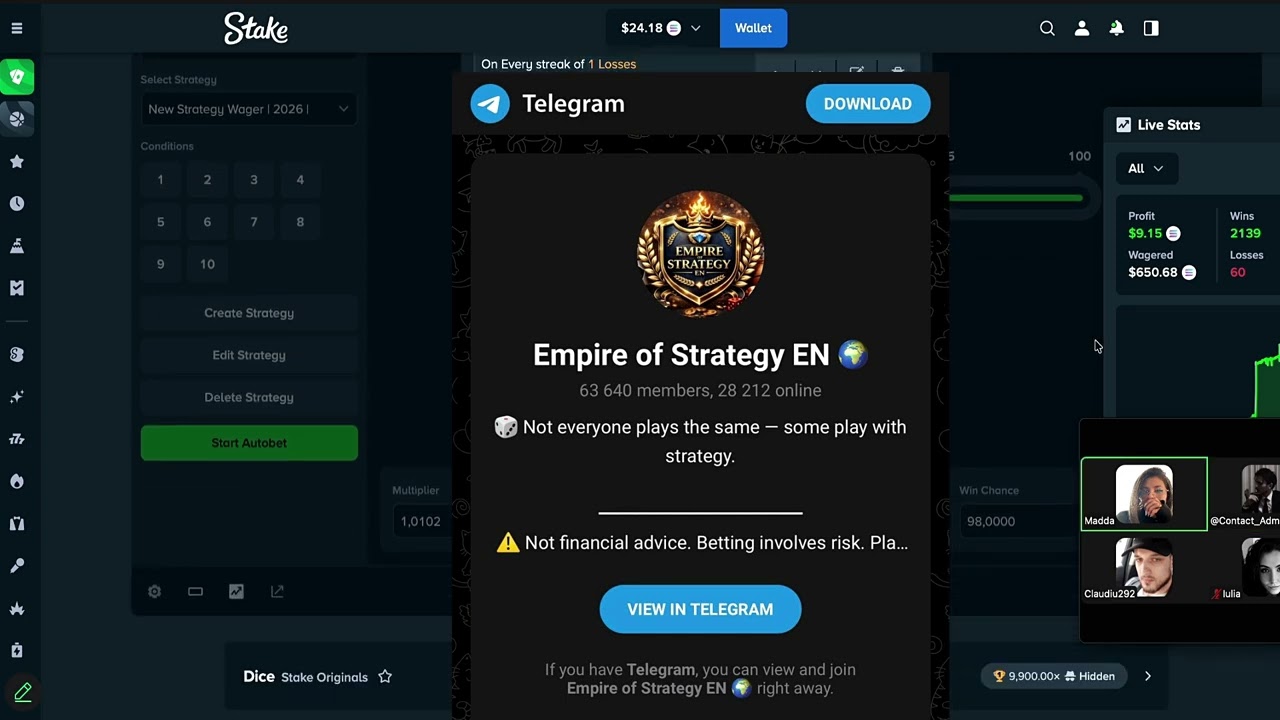 The New Best Wager Strategy 2026 Stake.com ! Insane wager no loss 😍
