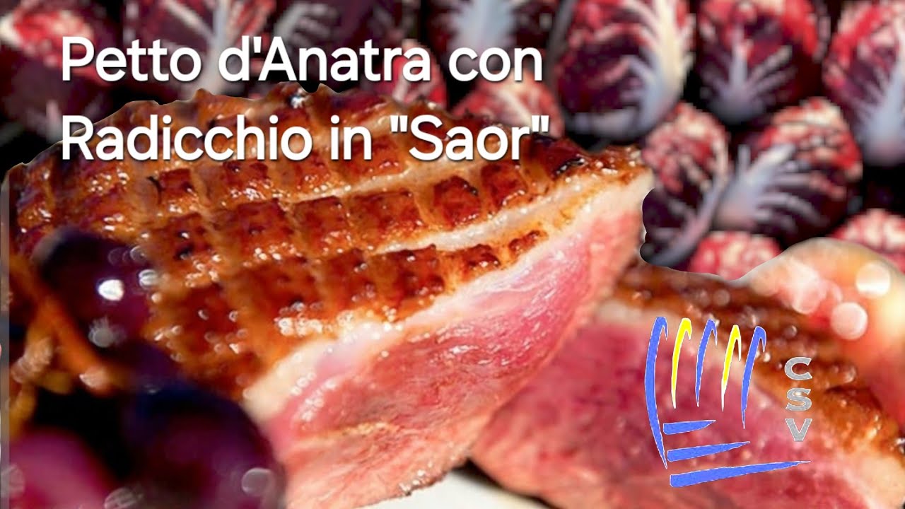 Petto d'Anatra e Radicchio Rosso di Verona in 