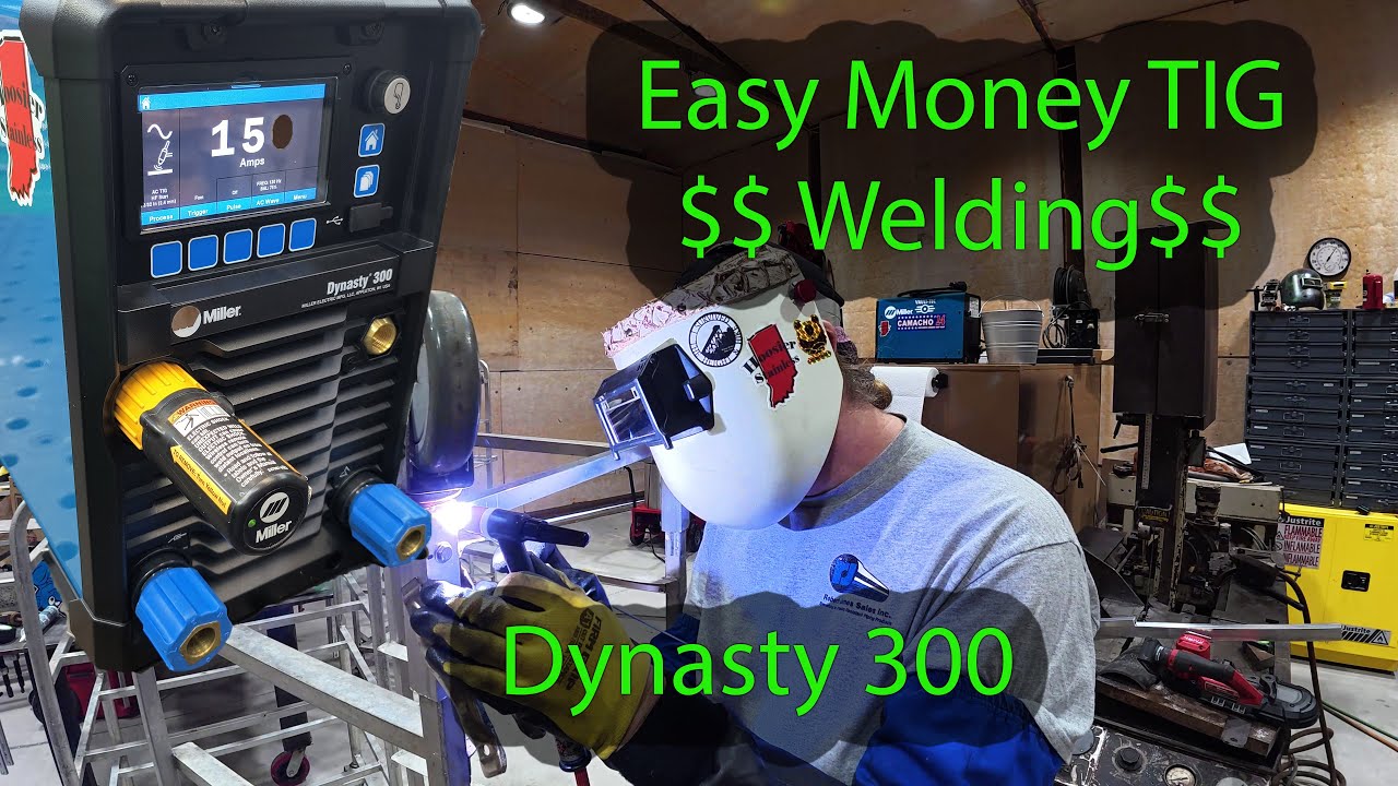 Making Big Money Doing Easy Aluminum TIG Welding Jobs Repairing Aluminum Carts