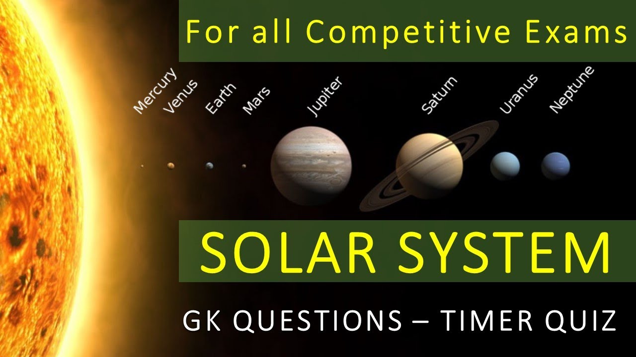 Quiz - Solar System (Timer based Quiz)