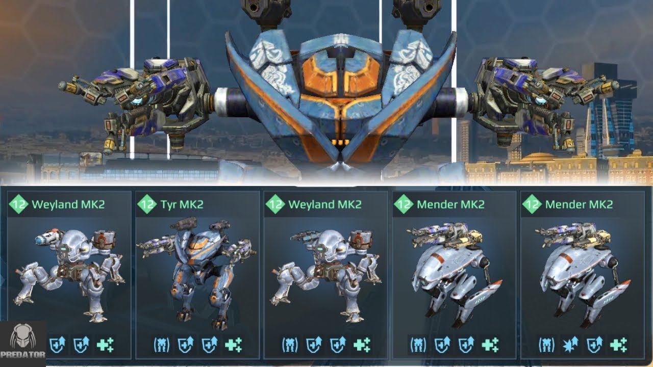 1.8 Million Damage With Only Healing (No Weapons) | 5 Healing Robot Hangar | War Robots