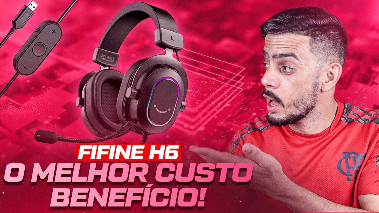 HEADSET FIFINE AMPLIGAME H6, COMPLETO E BARATO - RECOMENDO!
