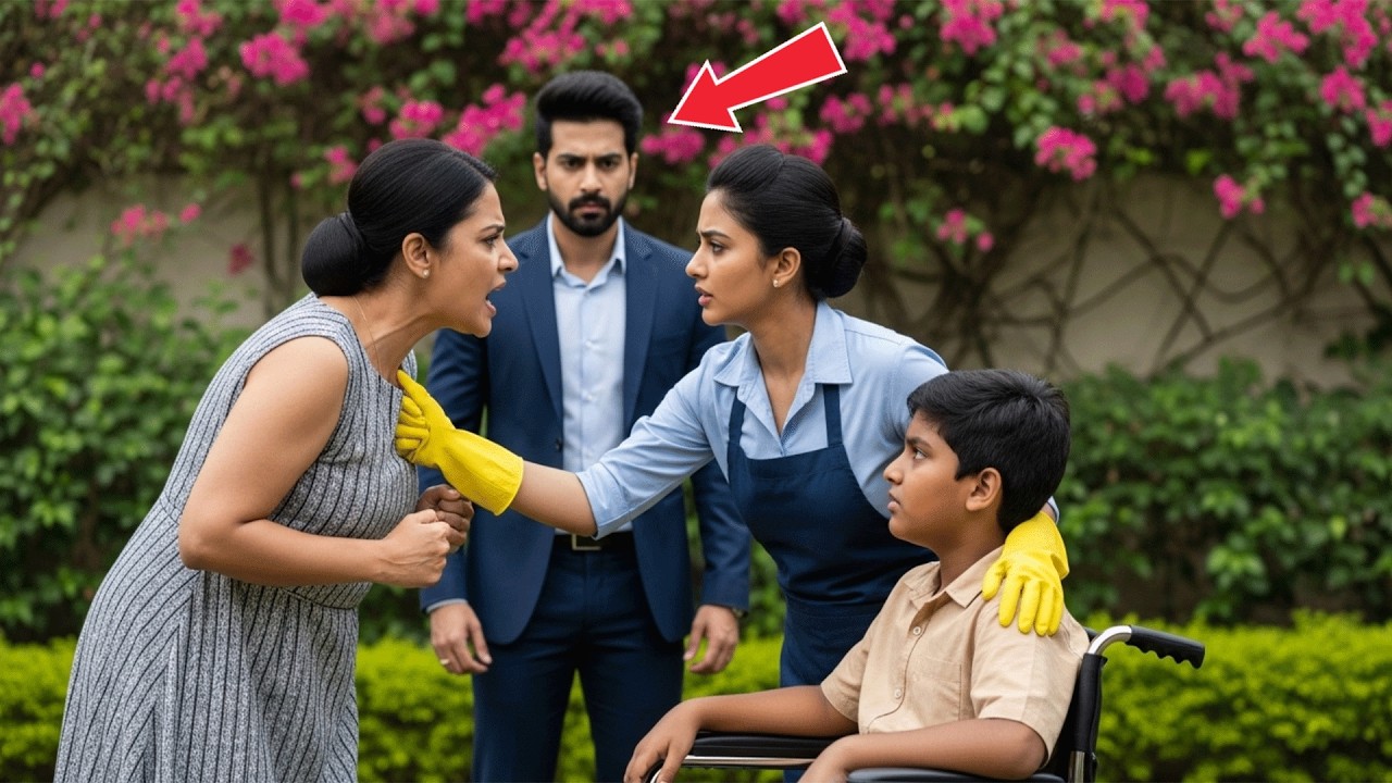 करोड़पति अपनी लाचार बेटे की रक्षा करती सफ़ाई करने वाली महिला को देखता है, और सच देखकर सन्न रह जाता ह