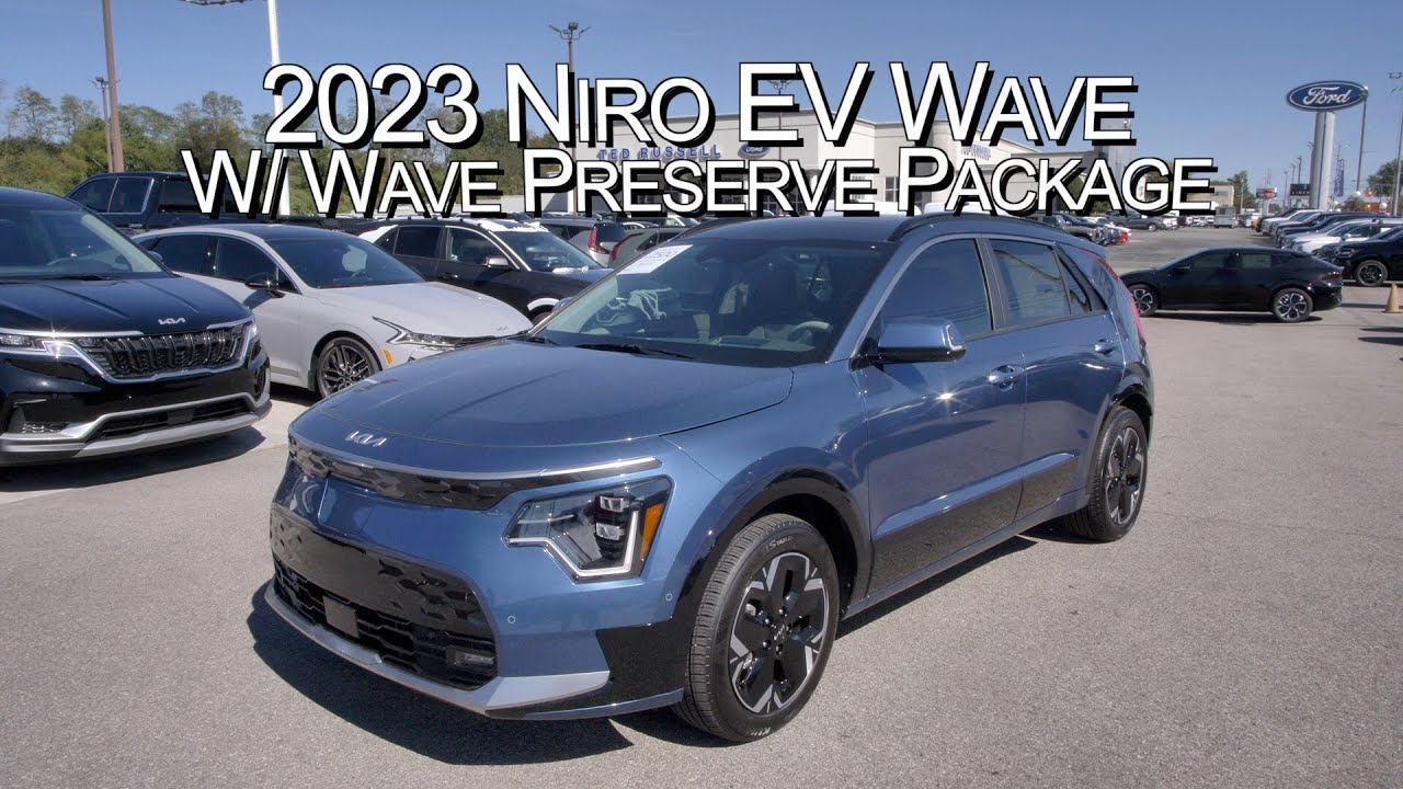 New 2023 Kia Niro EV Wave w/ Wave Preserve Package at Parkside Kia