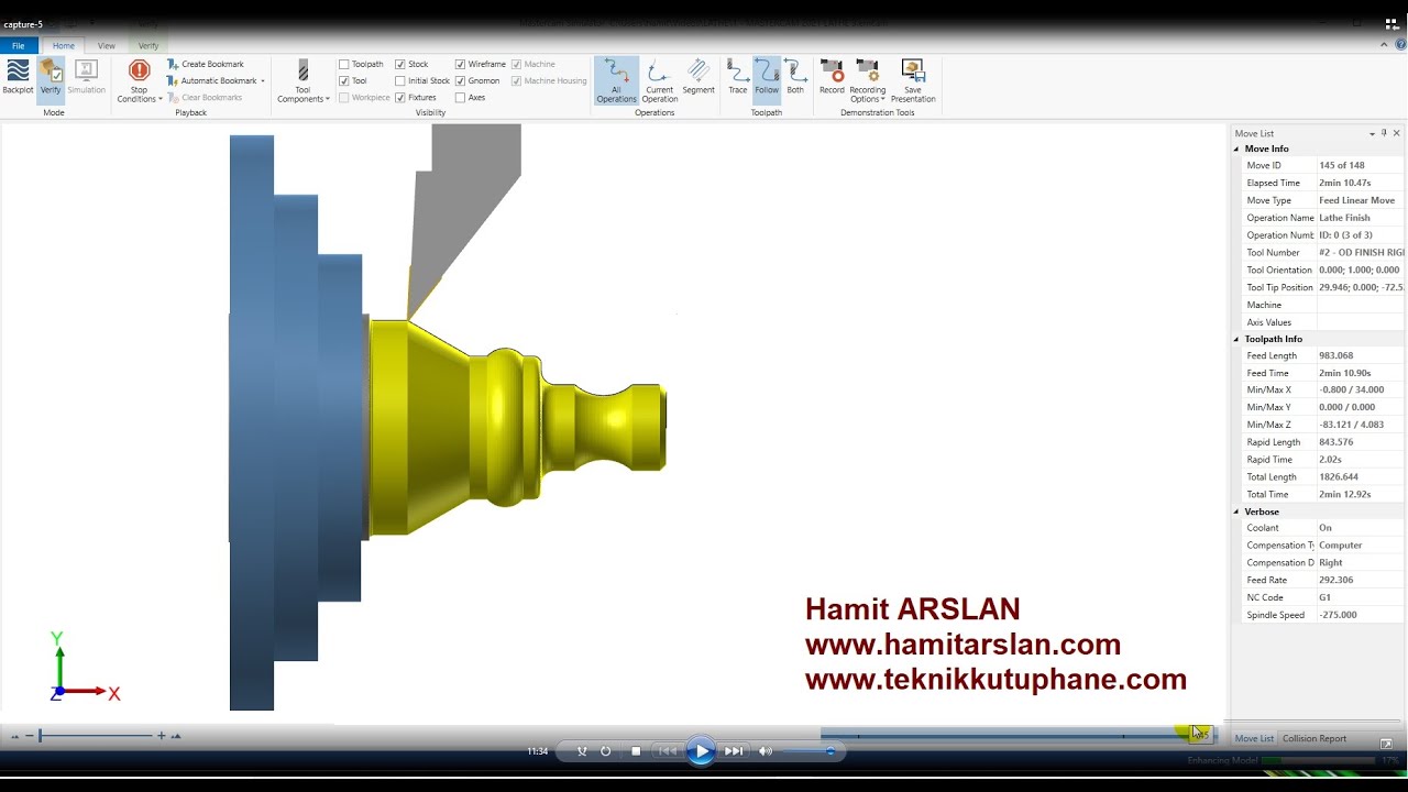2 - MASTERCAM 2021 PROFİL TORNALAMA