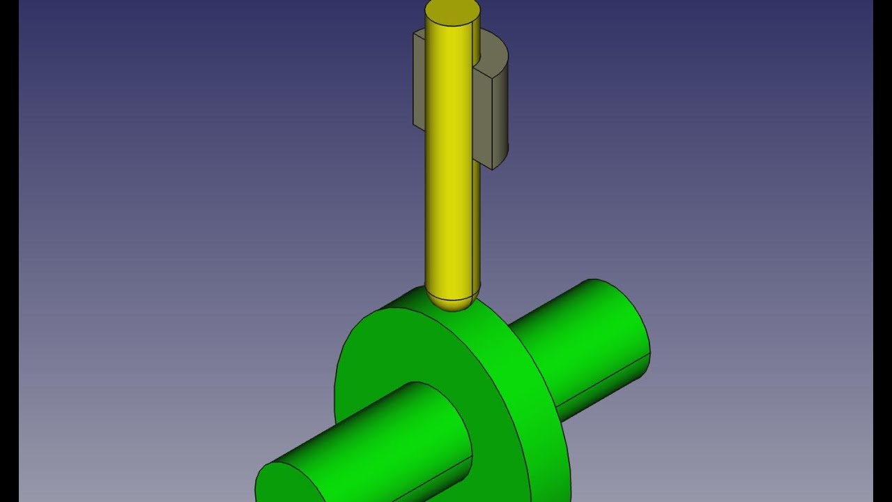 FREECAD #143 - CAM MECHANISM 1