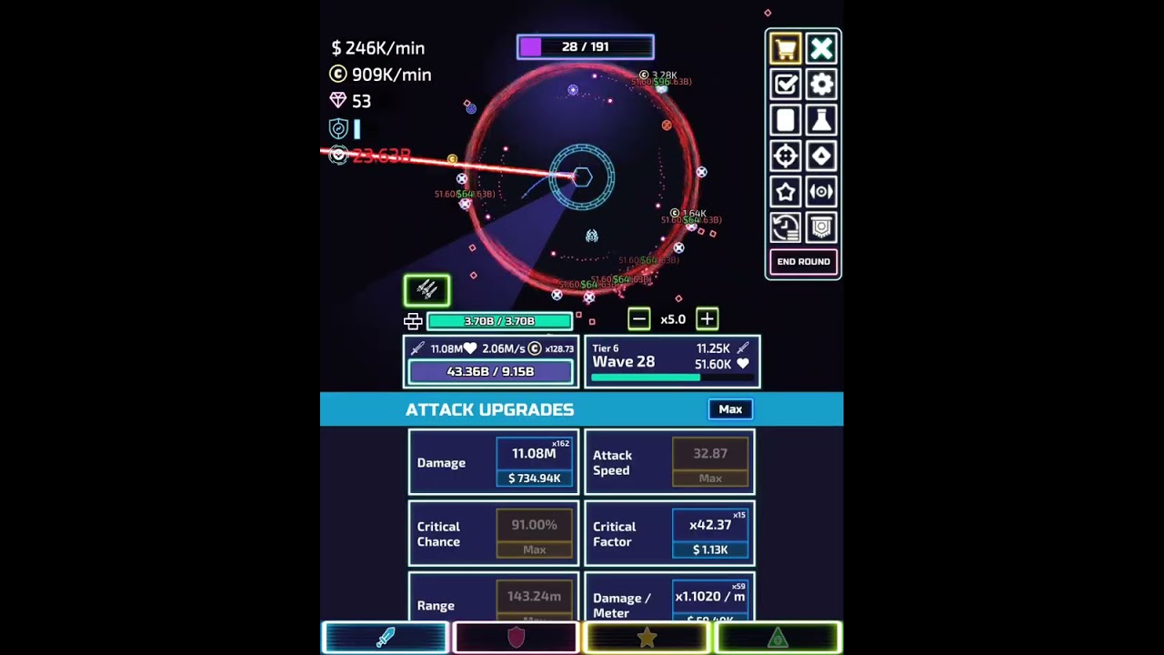 The Tower - Reaching Wave 4,500 Tier 6!