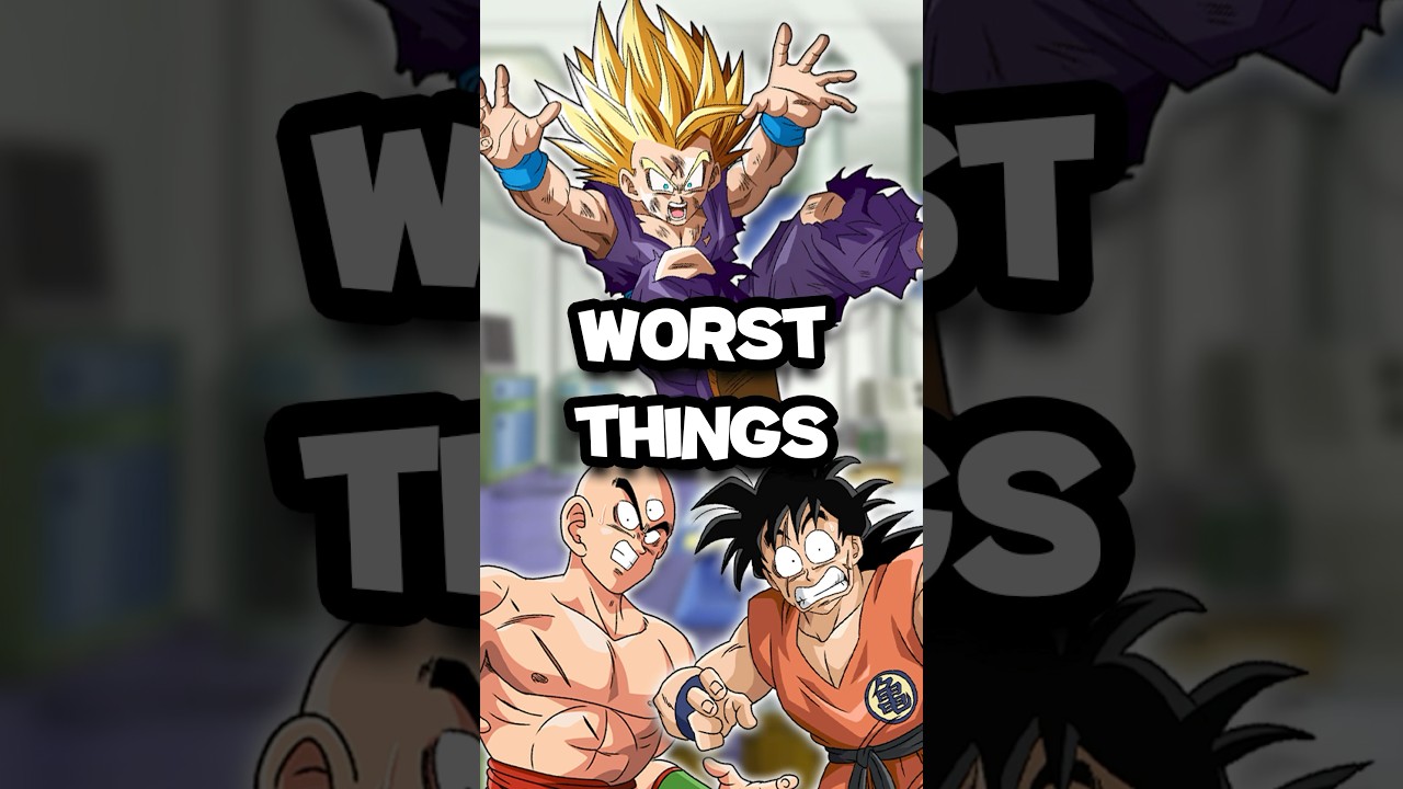 The WORST Things Every Z Fighter Has Done! #shorts #dragonball #goku