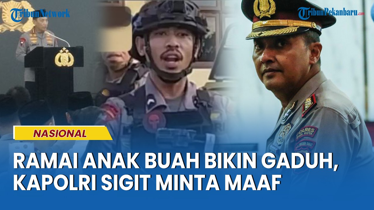 Kapolri Jenderal Listyo Sigit Prabowo Sampaikan Permintaan Maaf atas Kelakuan Anggota POLRI