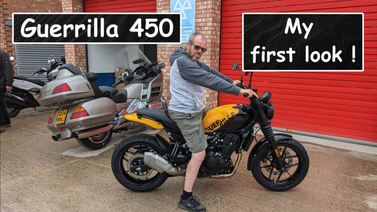 Royal Enfield Guerrilla 450 | First Look | plus photo's