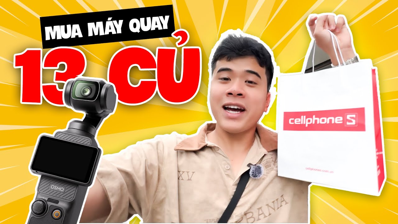 Theng Vlog |  Một Ngày Cùng Anh Em: Long Cão Lãnh, Nhựt Đẩy...Đi Tậu Máy Quay 13 Củ ?!