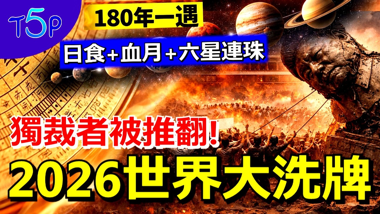 靈媒再預言警告！2026年中國即將變天？！正月新年詭異天象密集爆發：日月食+血月+六星連珠！阿南德：2026黃金新世紀開啟！世界大洗牌！#2026 #預言