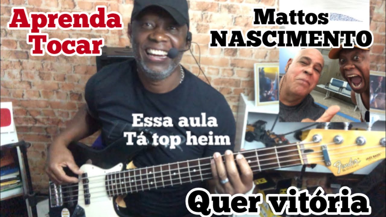 MATTOS NASCIMENTO // QUER VITÓRIA  : aprenda a tocar no contrabaixo (aula completa)