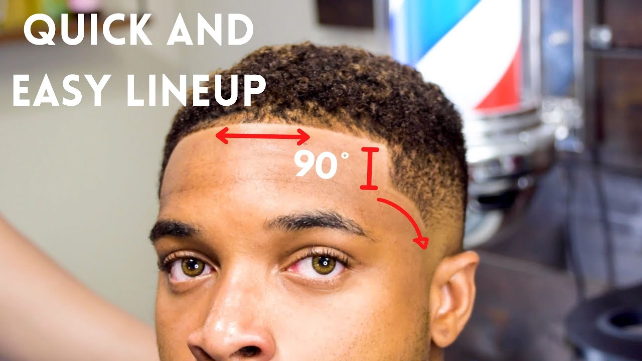 QUICK AND EASY LINEUP TUTORIAL FOR BEGINNER BARBERS