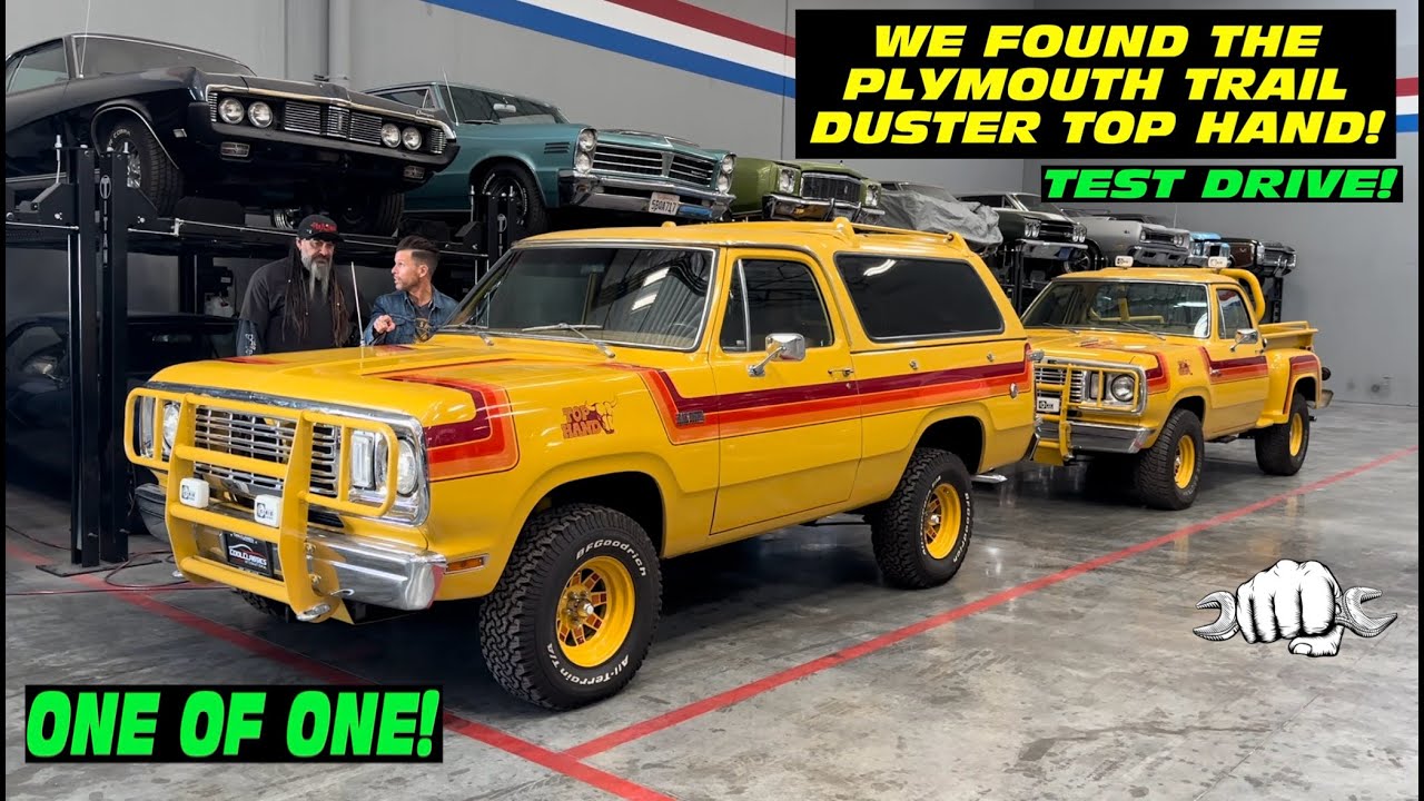 RARE FINDS! The ONLY Plymouth Trail Duster Top Hand Ever Built!