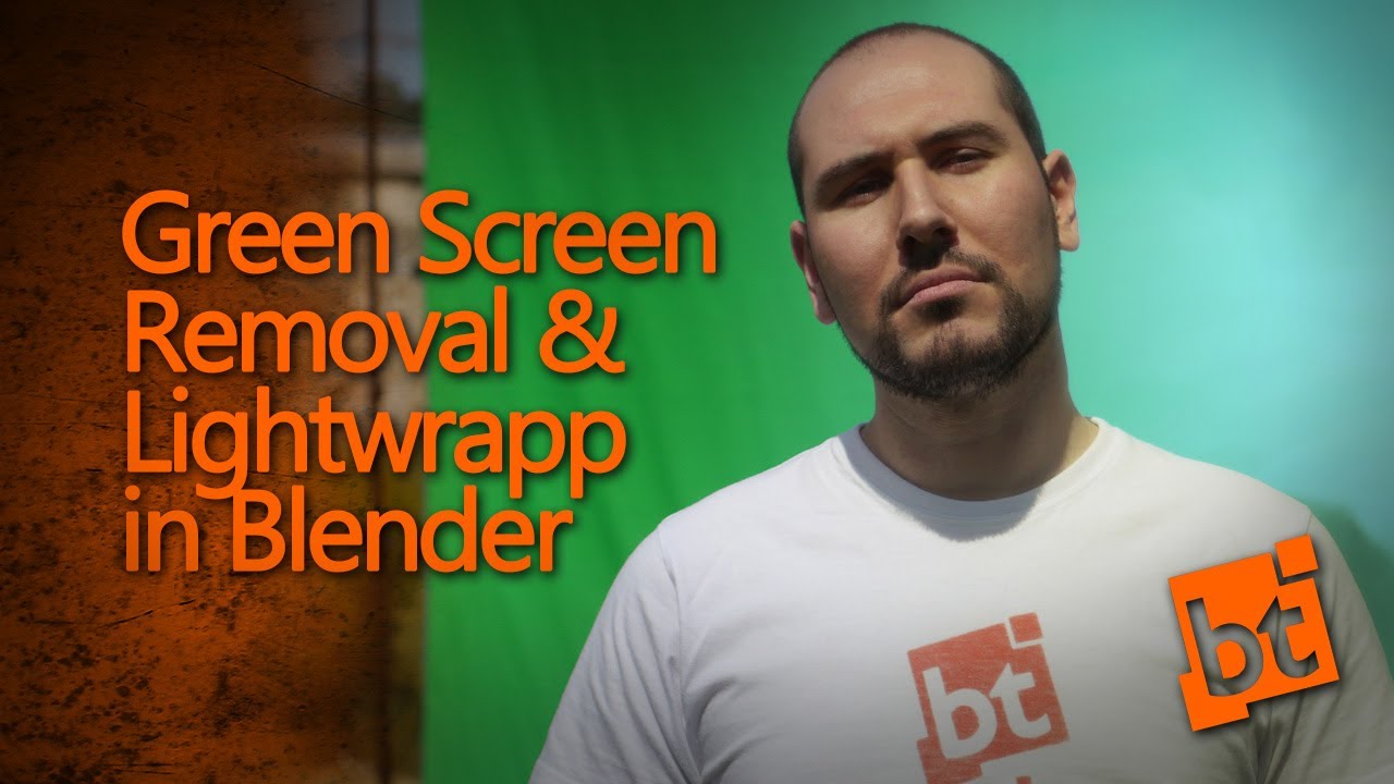 Green Screen Removal & LightWrapp with Blender