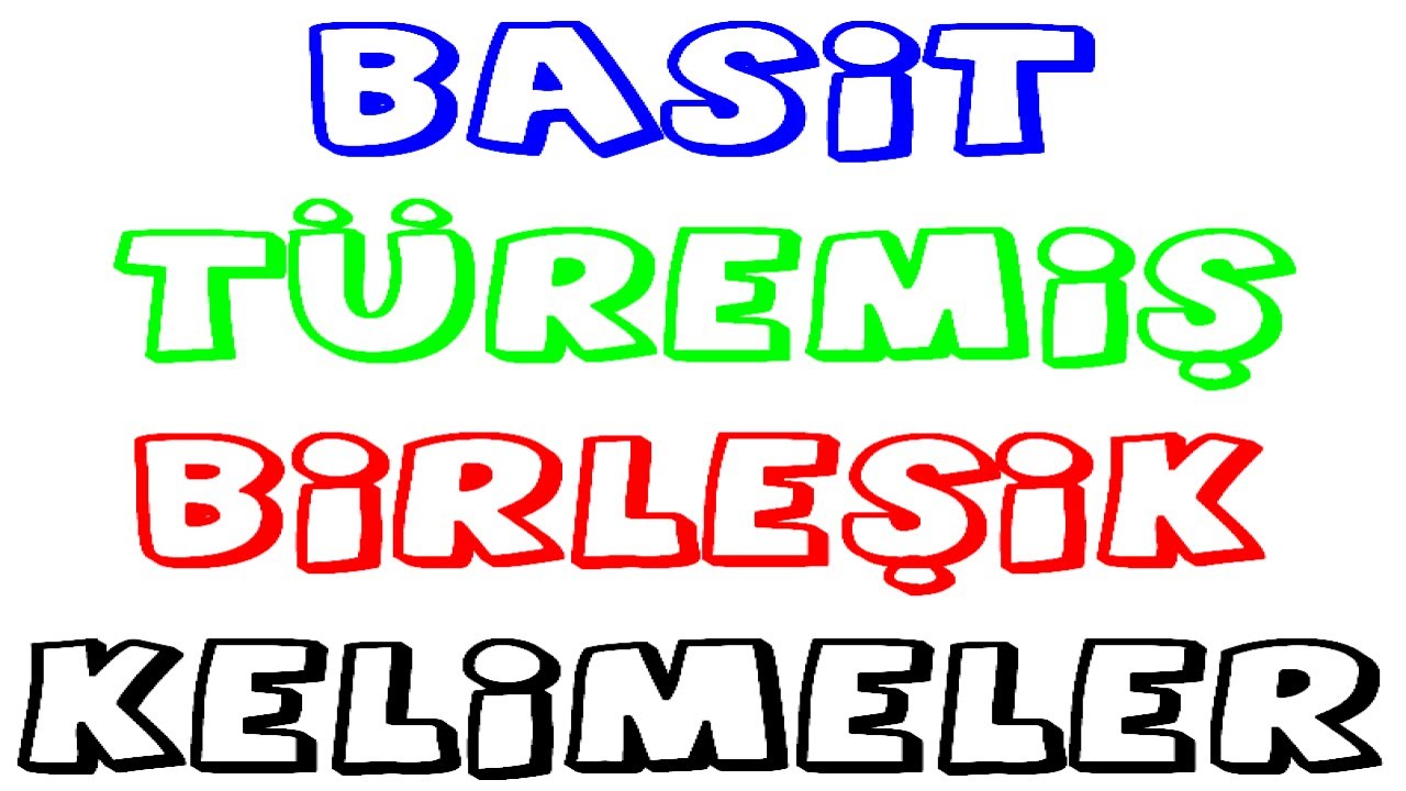 BASİT TÜREMİŞ BİRLEŞİK KELİMELER KONU ANLATIMI