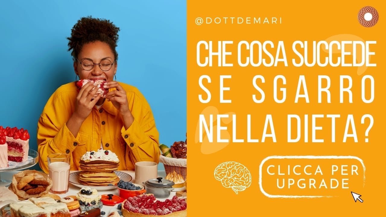 Cosa succede se sgarri nella dieta?