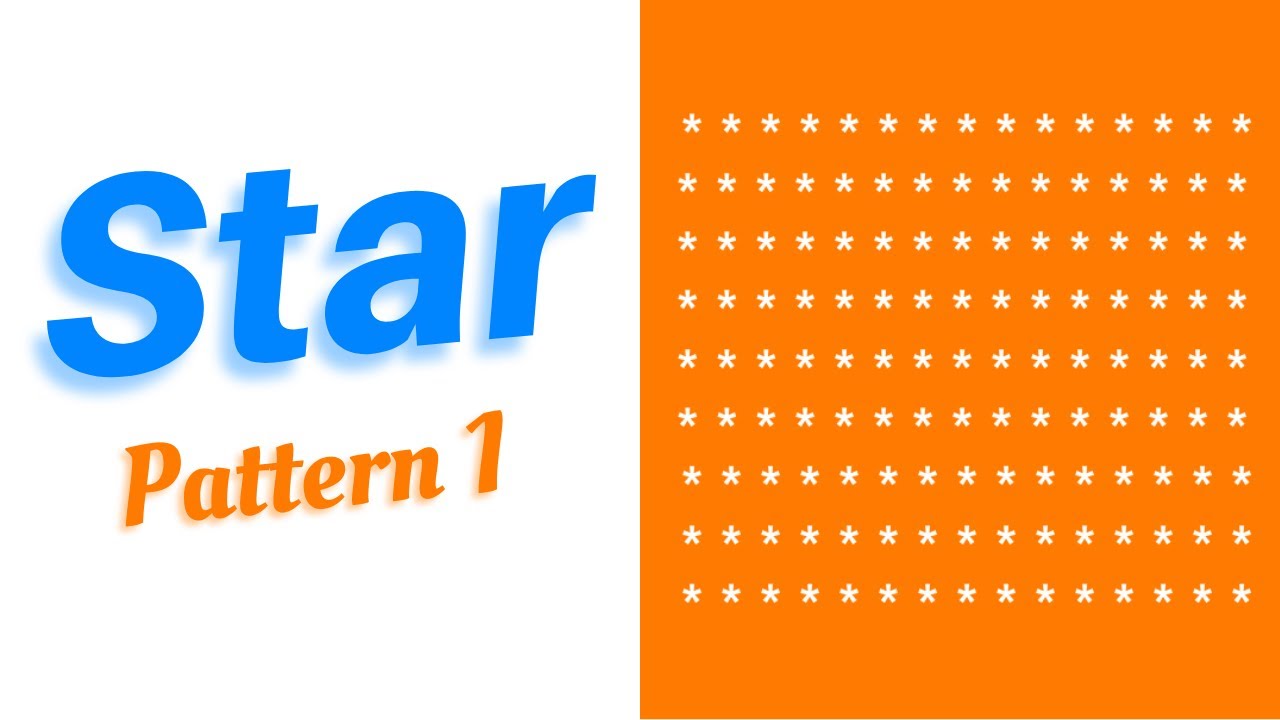 Printing Star Pattern in C Language | Pattern 1 | Hindi