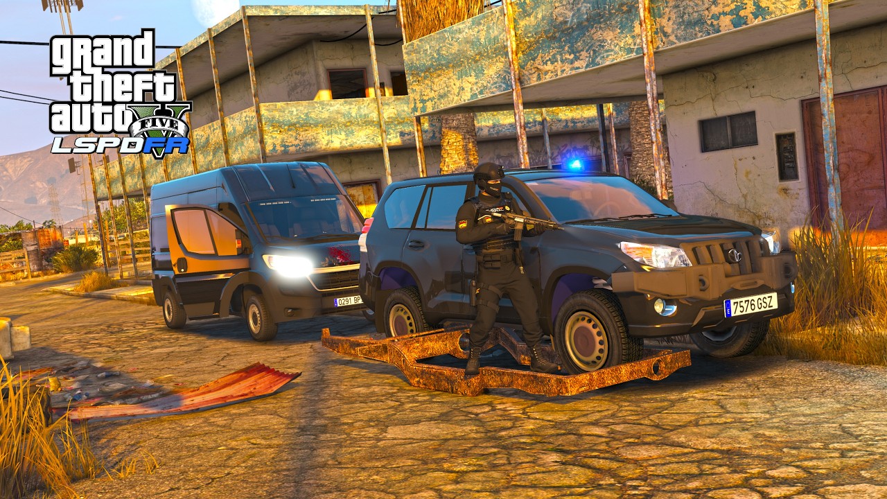 UNIDAD GEOS - ENTRANDO al HOTEL ABANDONADO | -  LSPDFR  #1185