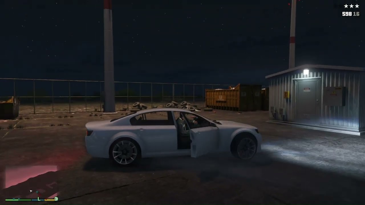 Grand theft auto V GTAV Franklin being a rabbit. Dewbauchee Rapid GT, Sports one of the faster cars.