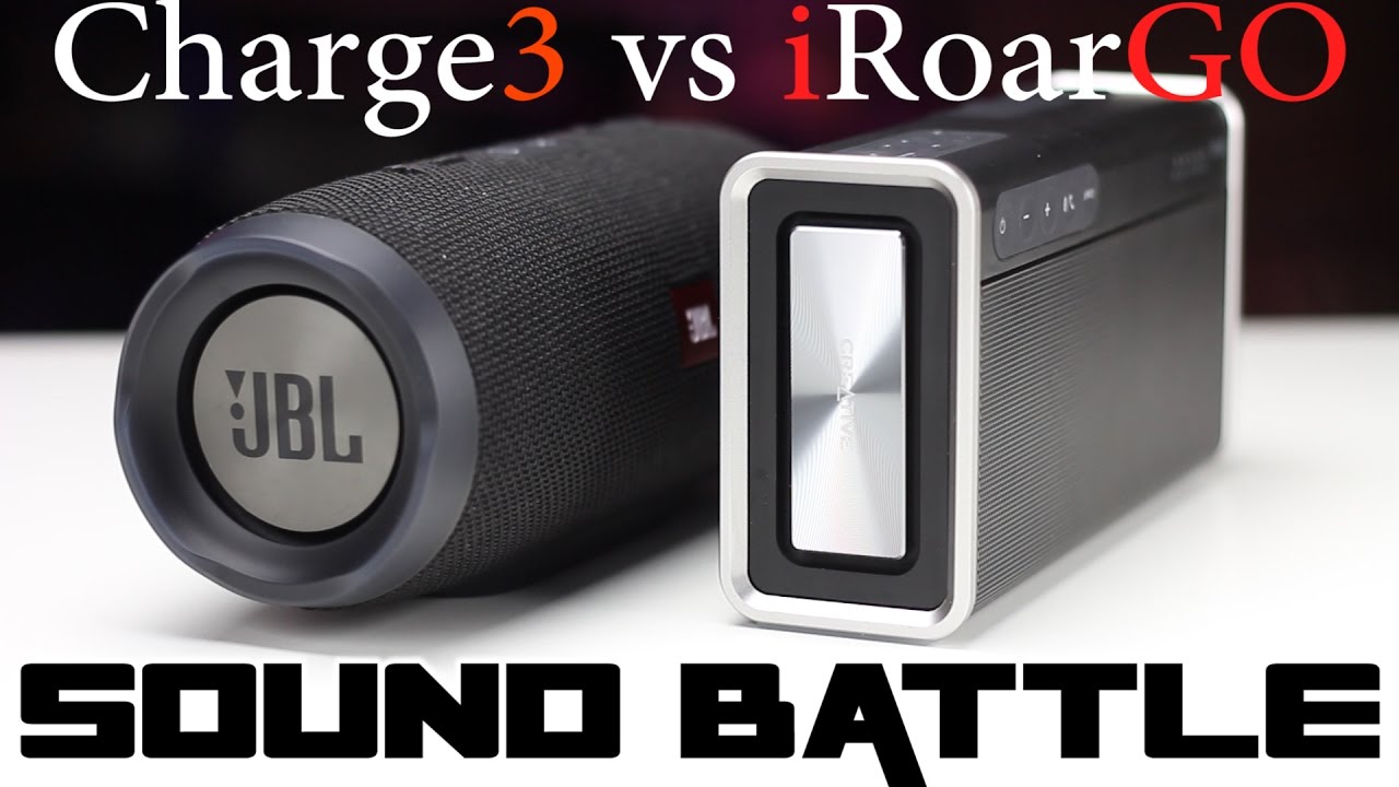SOUND BATTLE: iRoar GO VS Charge 3 - The real sound comparison