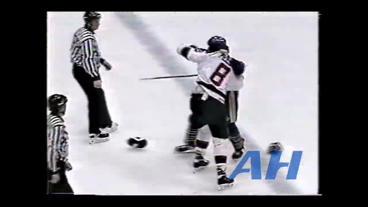NHL Feb. 2, 1994 New Jersey Devils v Buffalo Sabres (melee) Mike Peluso v Matthew Barnaby