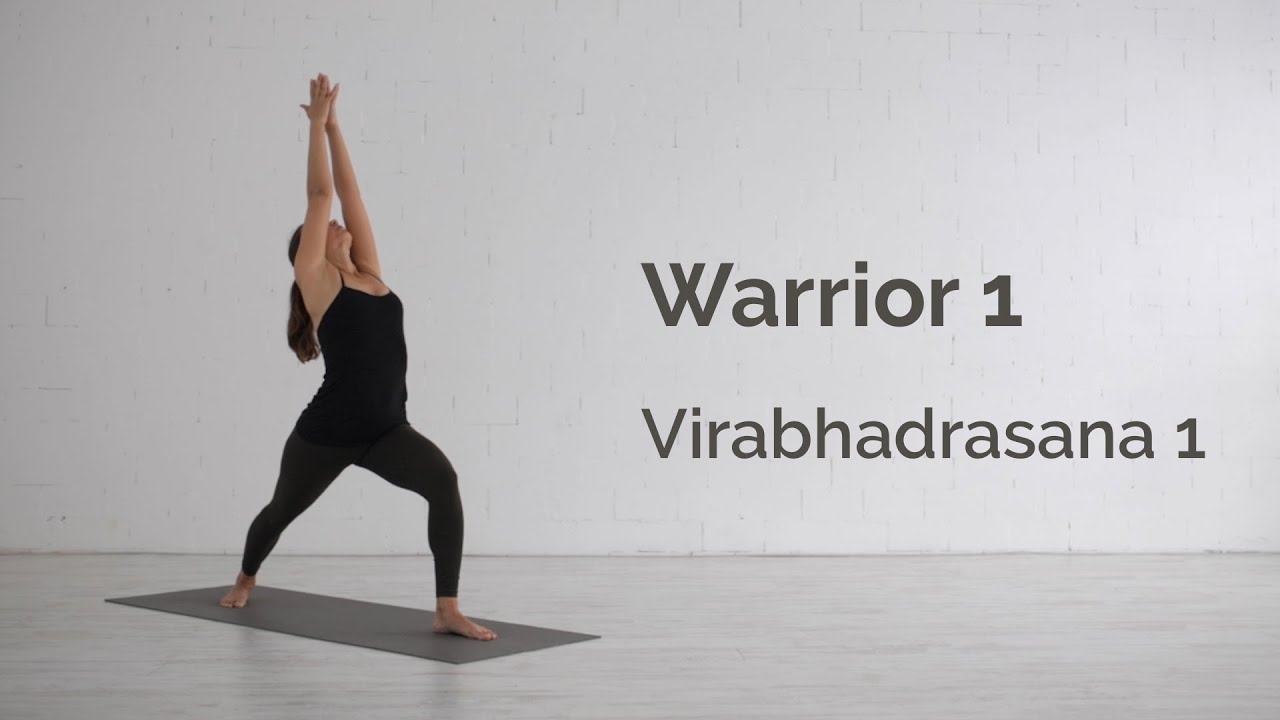 Warrior 1 Pose (Virabhadrasana 1) Tutorial