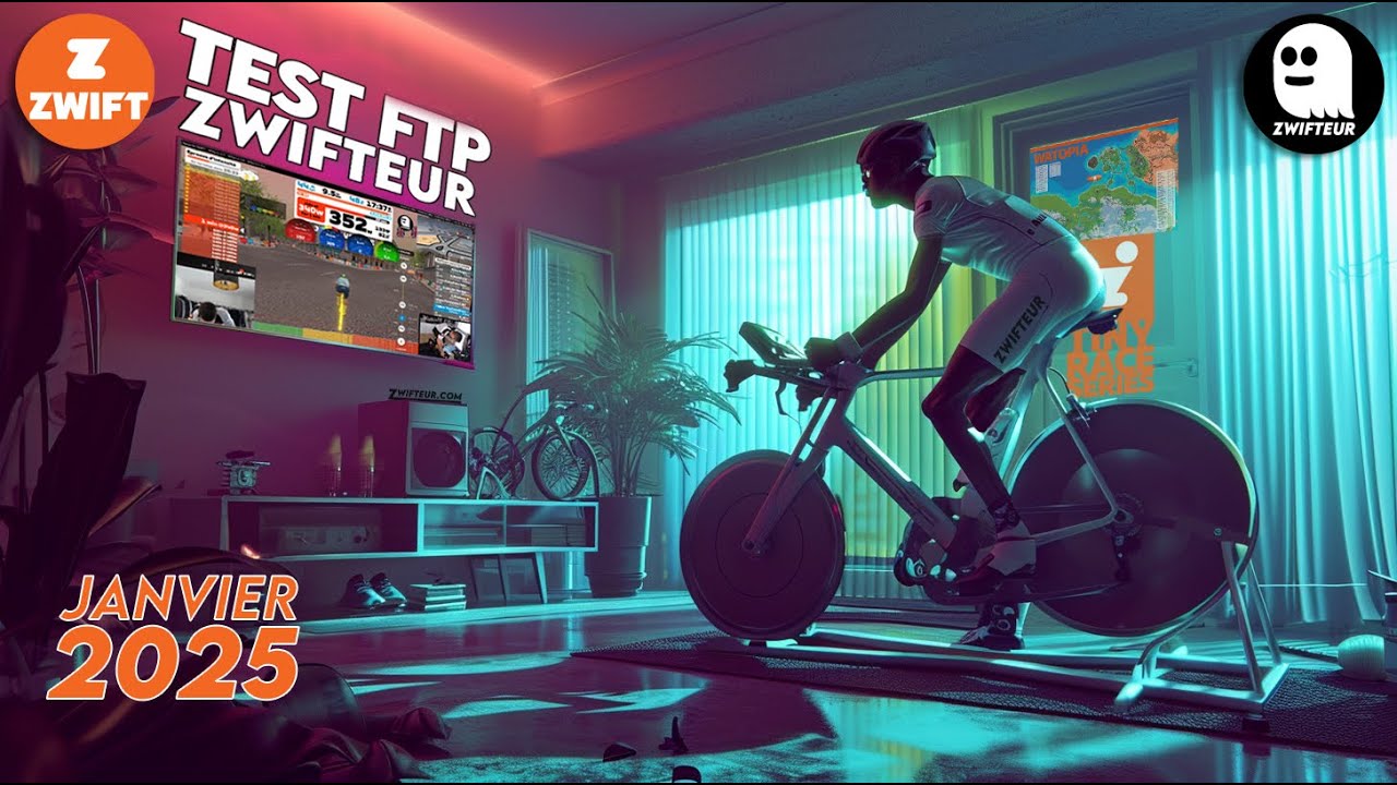 [Tuto] Zwift Test FTP - Ramp test 1 || Connaître sa FTP pour s'entraîner mieux en 2025