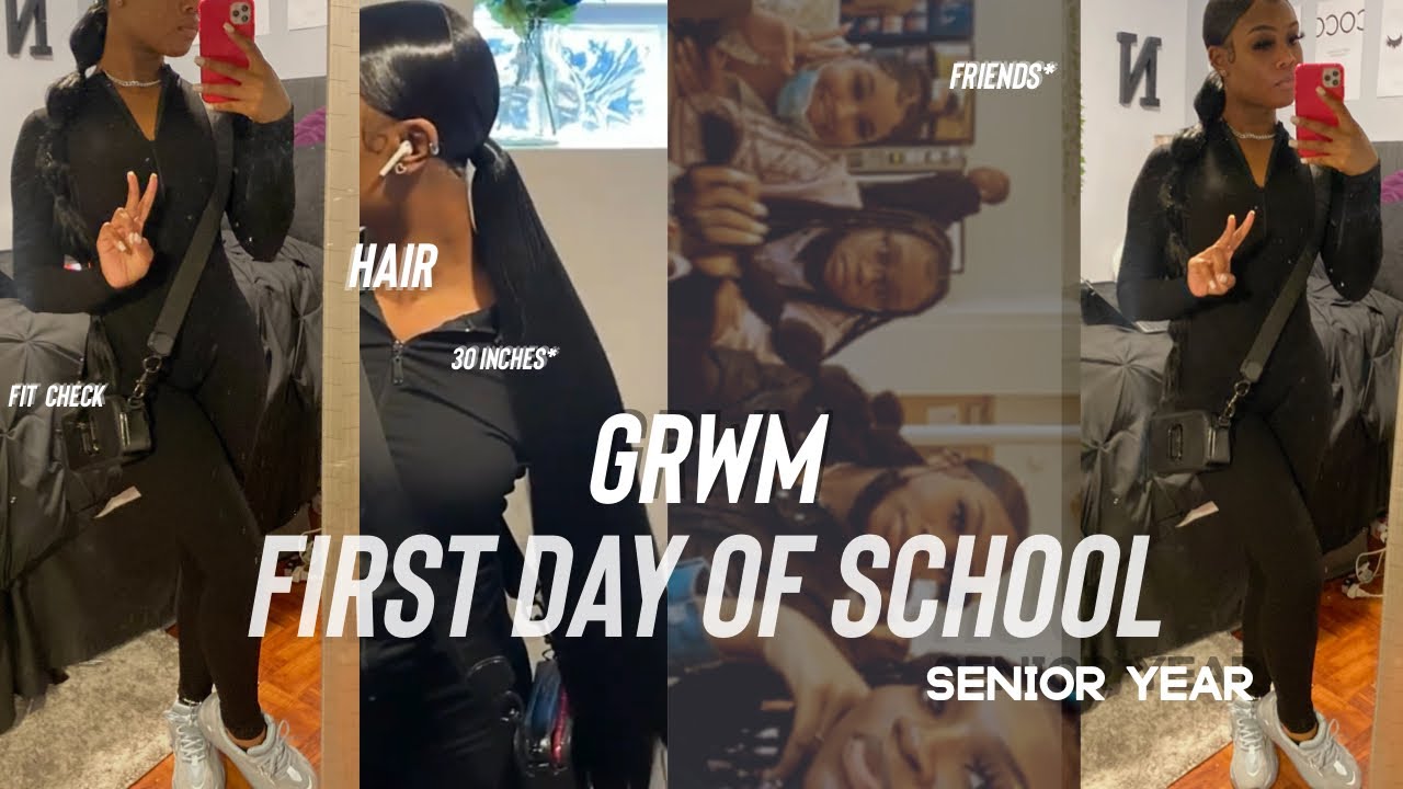 GRWM: FIRST DAY OF SCHOOL + Vlog| Senior Year💕