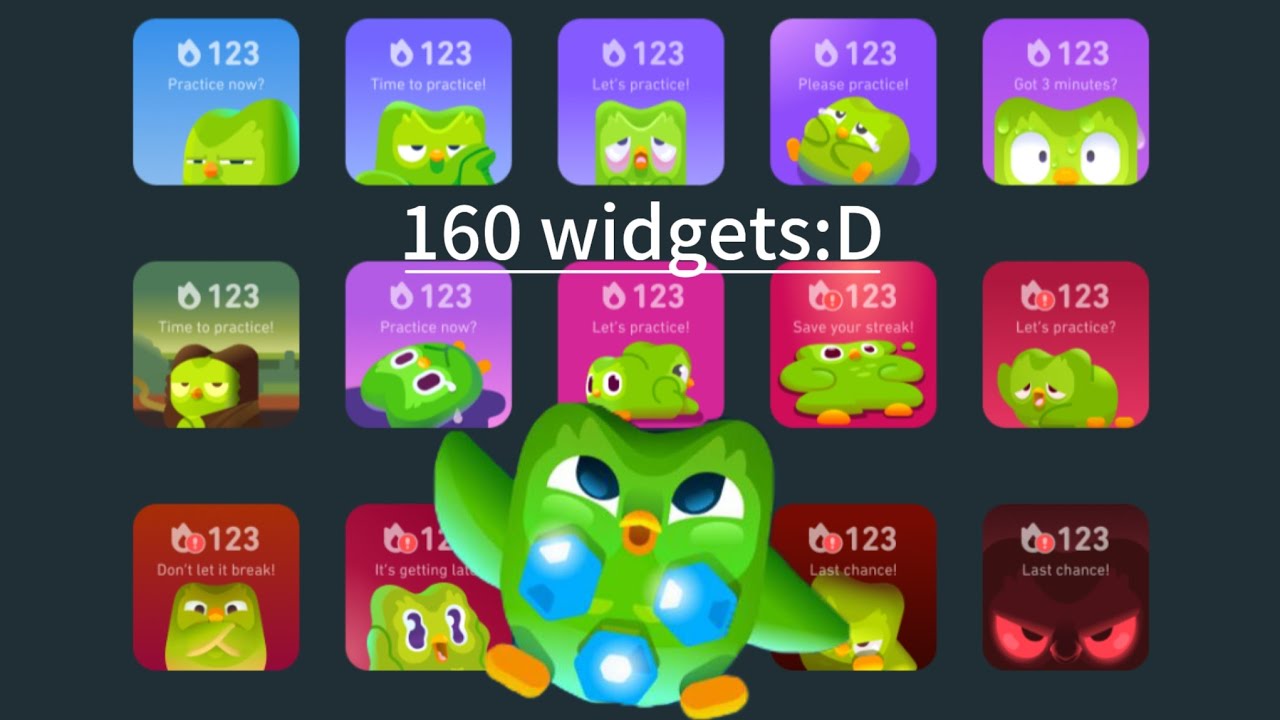 Duo widgets but they get worse... (160 widgets)