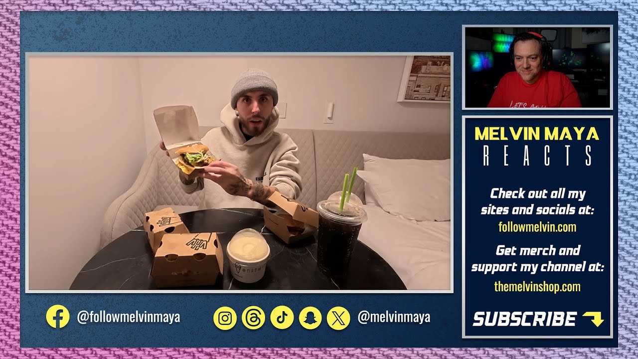 Американец отреагировал на то, как британец попробовал Shake Shack в Америке!🇺🇸 | V945