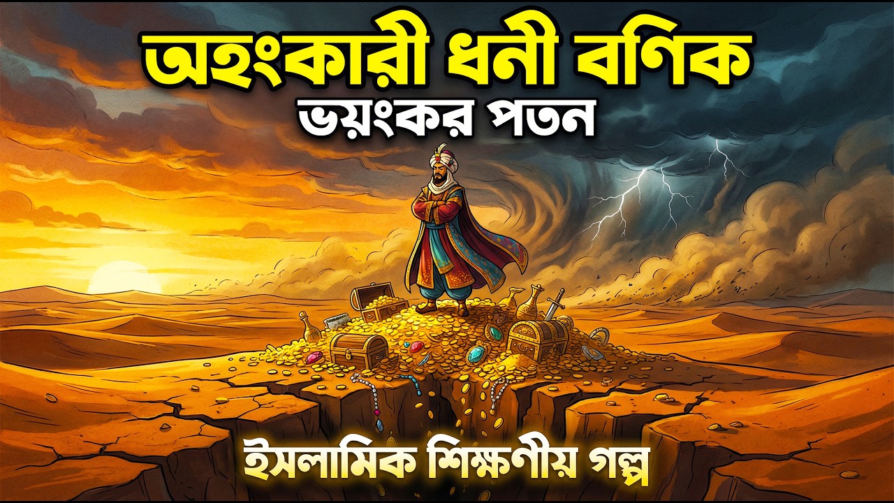 অহংকারের ভয়ংকর পরিণতি | মরুভূমির ধনী বণিকের পতন | ইসলামিক নৈতিক শিক্ষা বাংলা  | Islamic Bangla Story