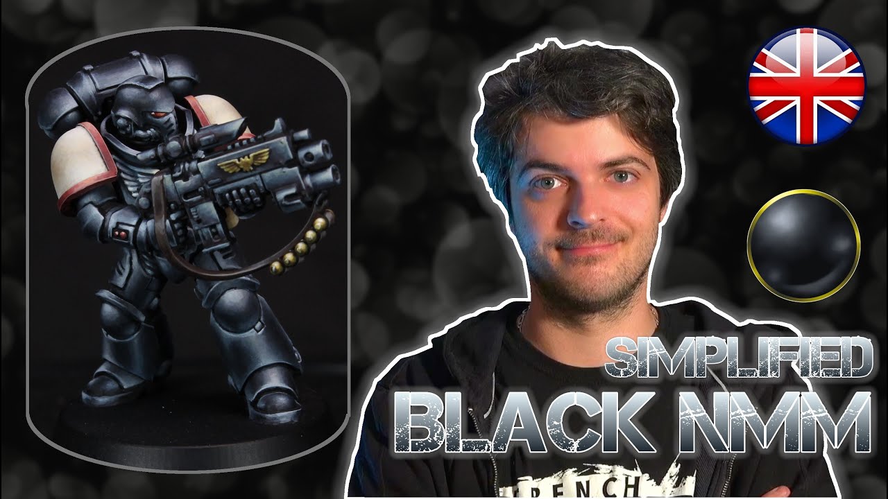 How to paint Space Marines in Black NMM
